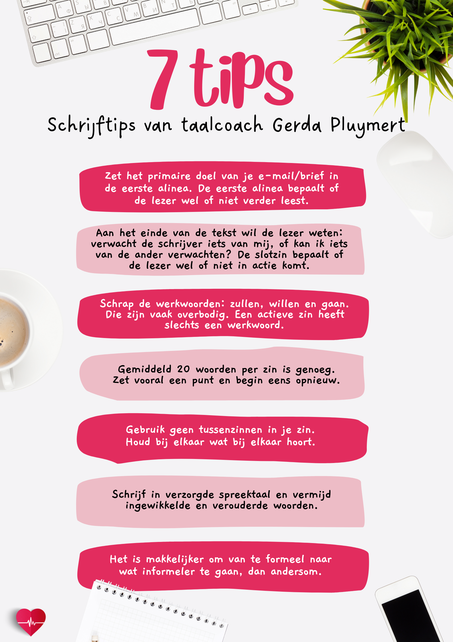 Secretaressecongres 2024 - Schrijftips van taalcoach Gerda Pluymert 3